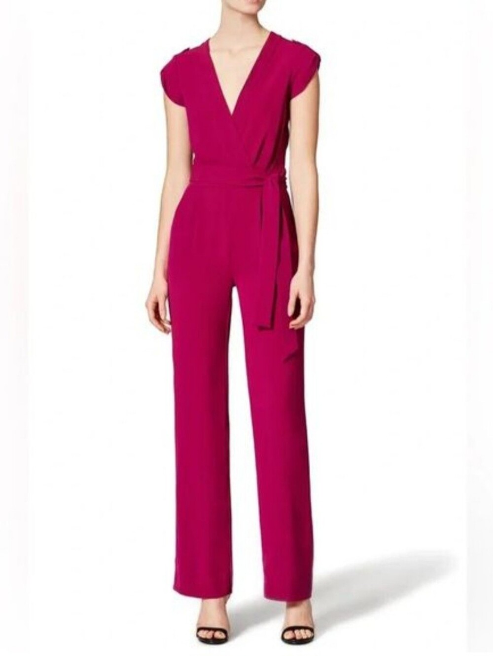Diane Von Furstenberg Purdy Crepe Jumpsuit